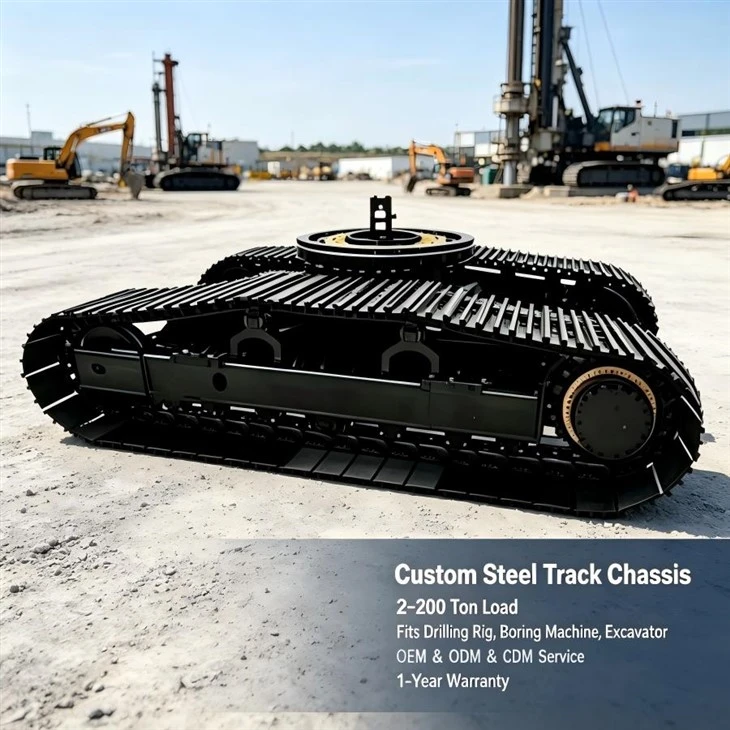 Crawler Undercarriage Assembly For Rotary Piling Rig